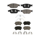 Front Rear Ceramic Brake Pads Kit For Audi A6 Quattro A7 A8 KCX-100052
