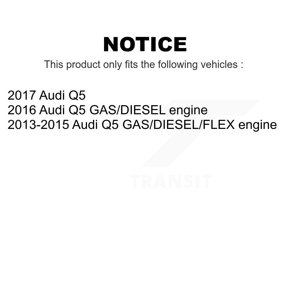 Front Rear Ceramic Brake Pads Kit For Audi Q5 KCX-100142