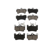 Front Rear Ceramic Brake Pads Kit For Audi Q7 Porsche Cayenne Volkswagen Touareg KCX-100155