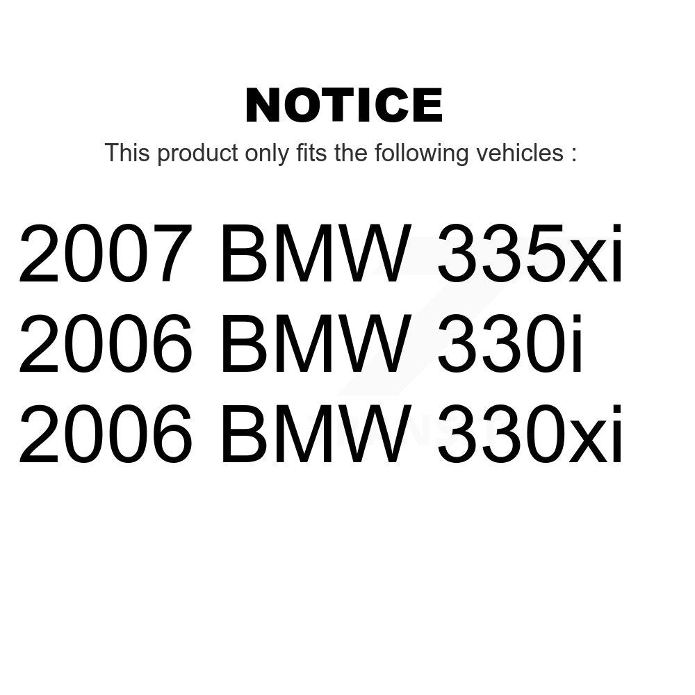 Front Rear Ceramic Brake Pads Kit For BMW 330i 330xi 335xi KCX-100488