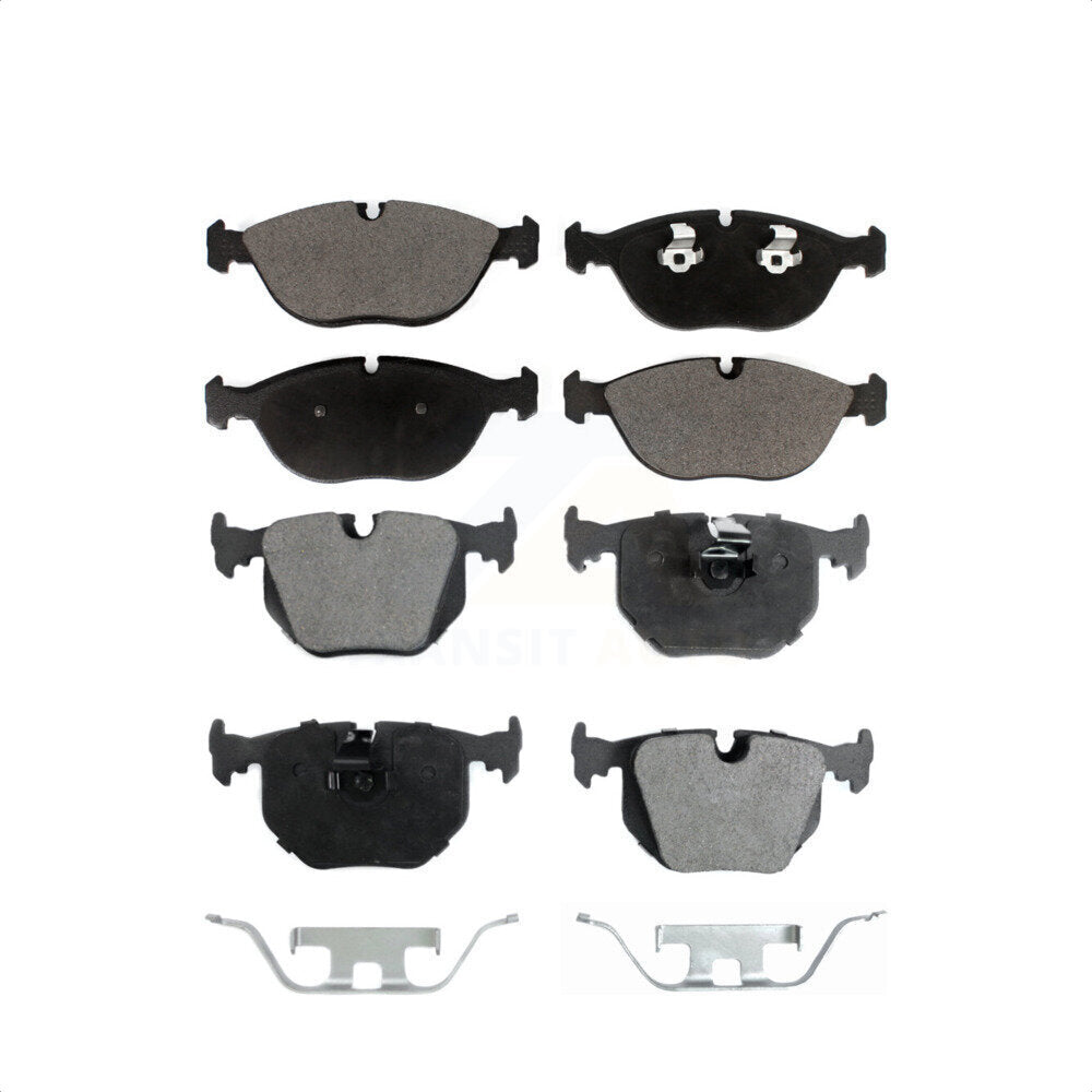 Front Rear Ceramic Brake Pads Kit For BMW 750iL Z8 KTC-100615