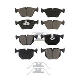 Front Rear Ceramic Brake Pads Kit For BMW X3 330Ci 330i Z4 330xi M3 KCX-100425