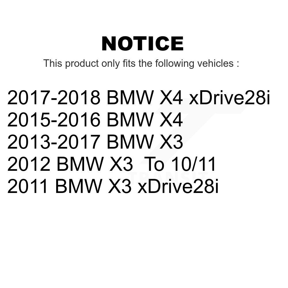 Front Rear Ceramic Brake Pads Kit For BMW X3 X4 KCX-100391