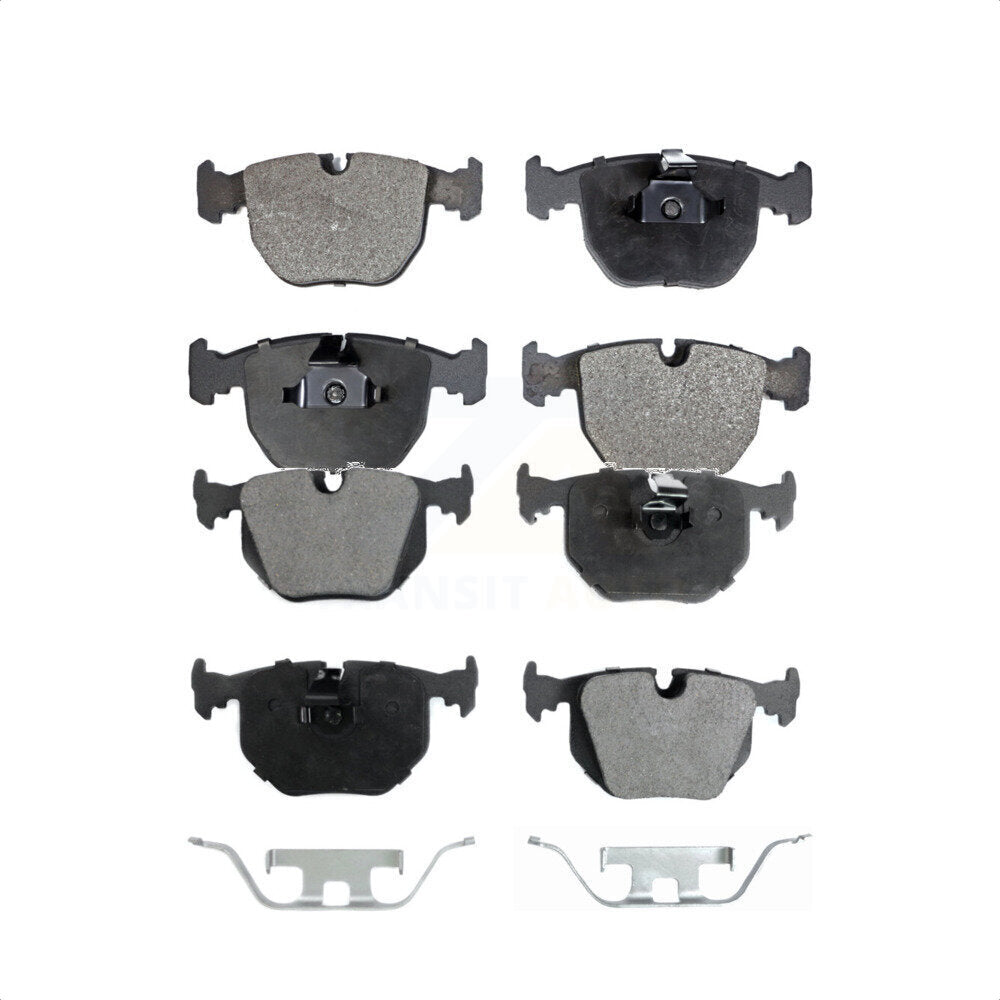 Front Rear Ceramic Brake Pads Kit For BMW X5 740iL Land Rover Range 740i M5 KTC-100360
