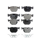 Front Rear Ceramic Brake Pads Kit For BMW X5 740iL Land Rover Range 740i M5 KTC-100360