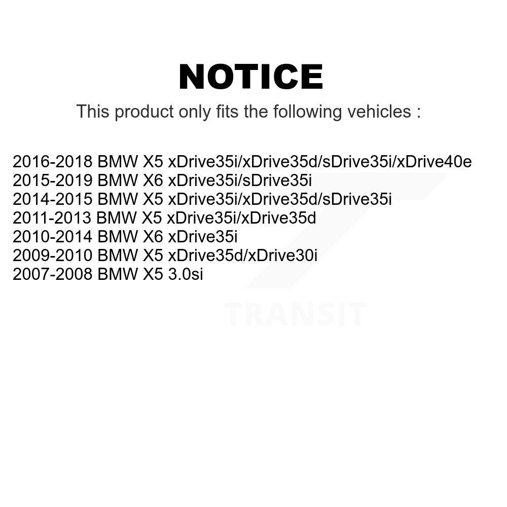 Front Rear Ceramic Brake Pads Kit For BMW X5 X6 KTC-100122