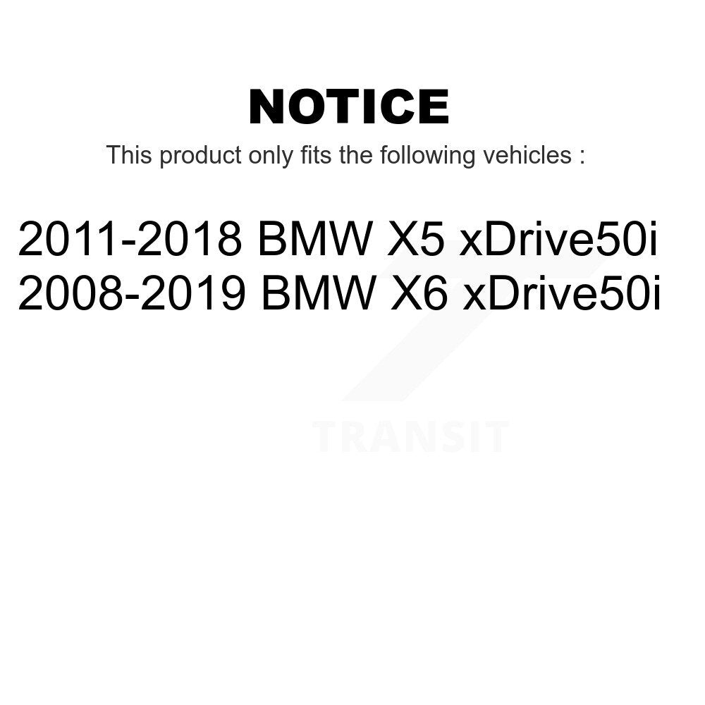 Front Rear Ceramic Brake Pads Kit For BMW X5 X6 xDrive50i KTC-100173