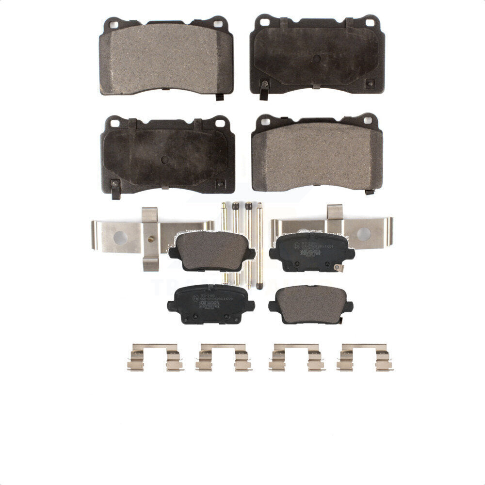 Front Rear Ceramic Brake Pads Kit For Buick Regal Sportback KTC-100651