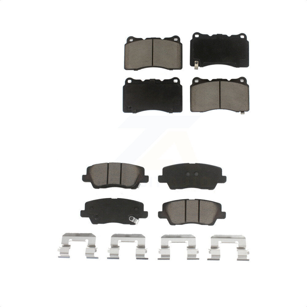 Front Rear Ceramic Brake Pads Kit For Cadillac ATS CTS KCX-100336