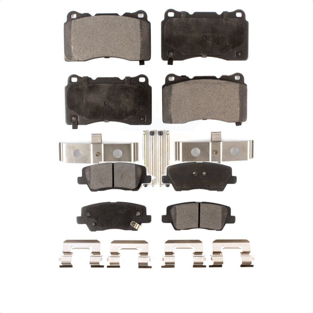 Front Rear Ceramic Brake Pads Kit For Cadillac ATS CTS KTC-100010