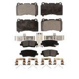 Front Rear Ceramic Brake Pads Kit For Cadillac CTS ATS KTC-100637