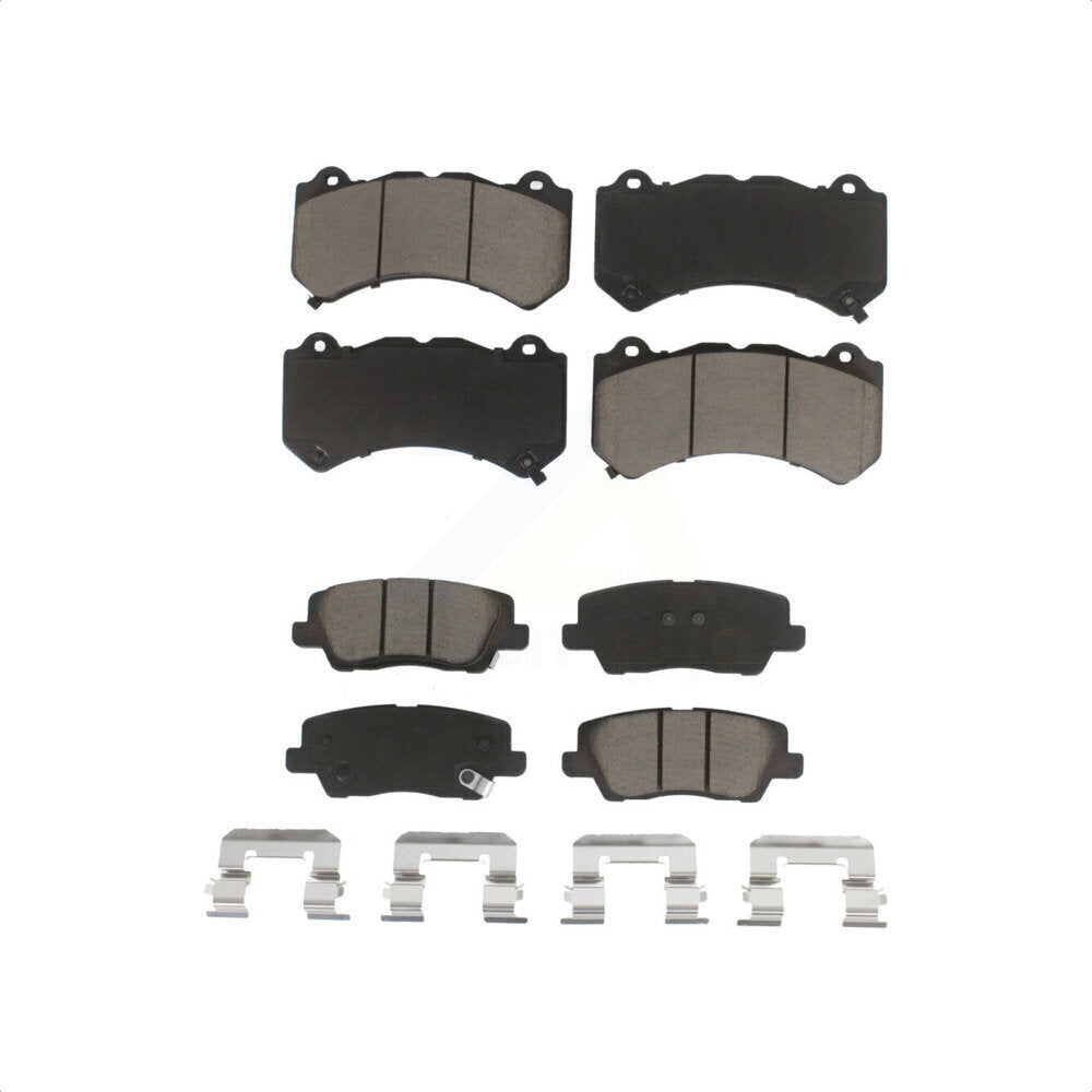 Front Rear Ceramic Brake Pads Kit For Cadillac CTS KCX-100335