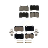 Front Rear Ceramic Brake Pads Kit For Cadillac CTS Tesla STS X S KCX-100300