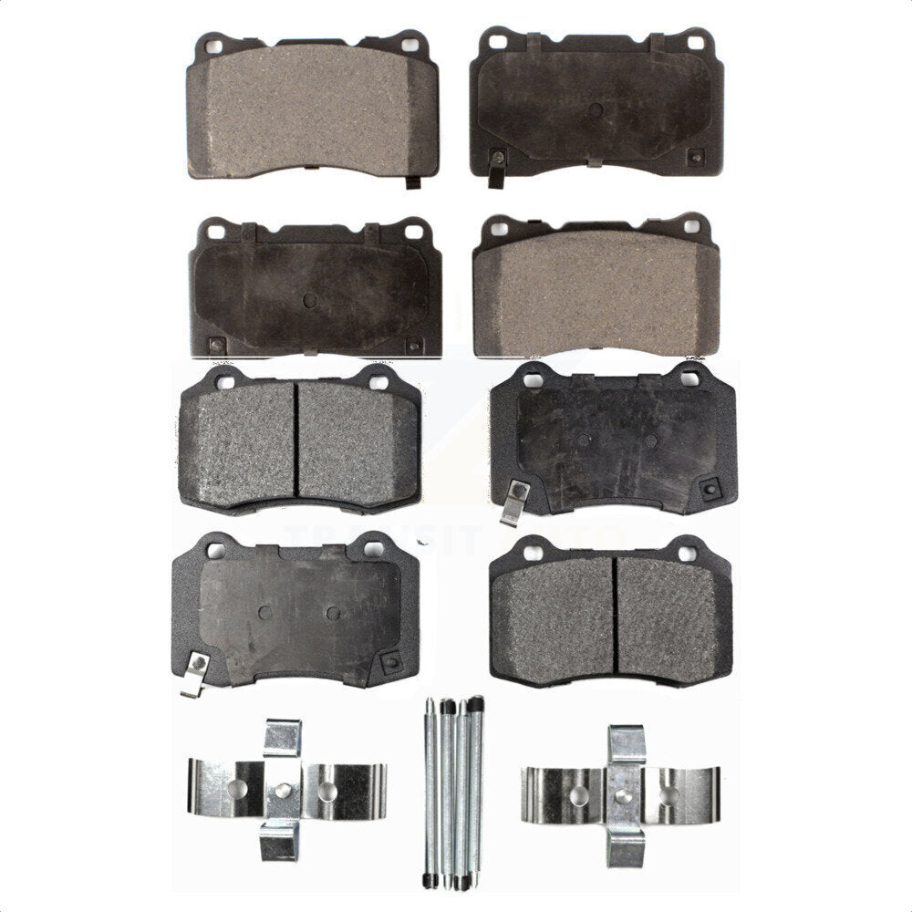 Front Rear Ceramic Brake Pads Kit For Cadillac CTS Tesla STS X S KTC-100001