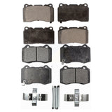 Front Rear Ceramic Brake Pads Kit For Cadillac CTS Tesla STS X S KTC-100001
