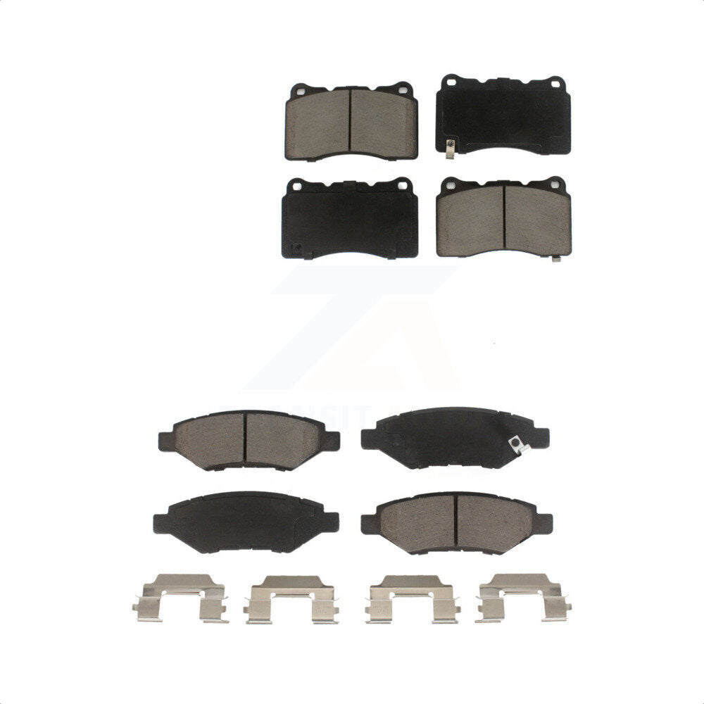 Front Rear Ceramic Brake Pads Kit For Cadillac CTS With Brembo Calipers KCX-100533