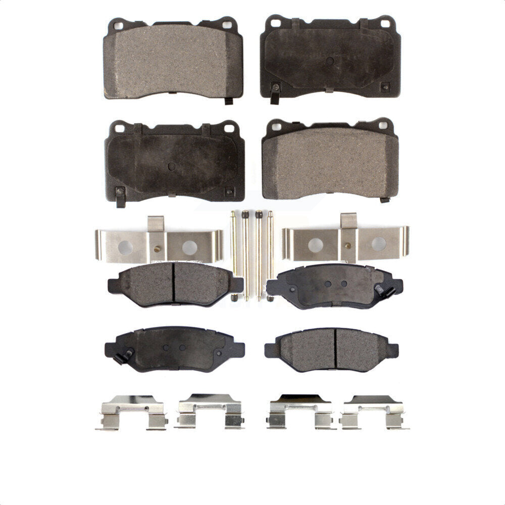 Front Rear Ceramic Brake Pads Kit For Cadillac CTS With Brembo Calipers KTC-100661