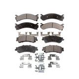 Front Rear Ceramic Brake Pads Kit For Cadillac DeVille DTS Chevrolet Silverado 3500 GMC Sierra KTC-100389