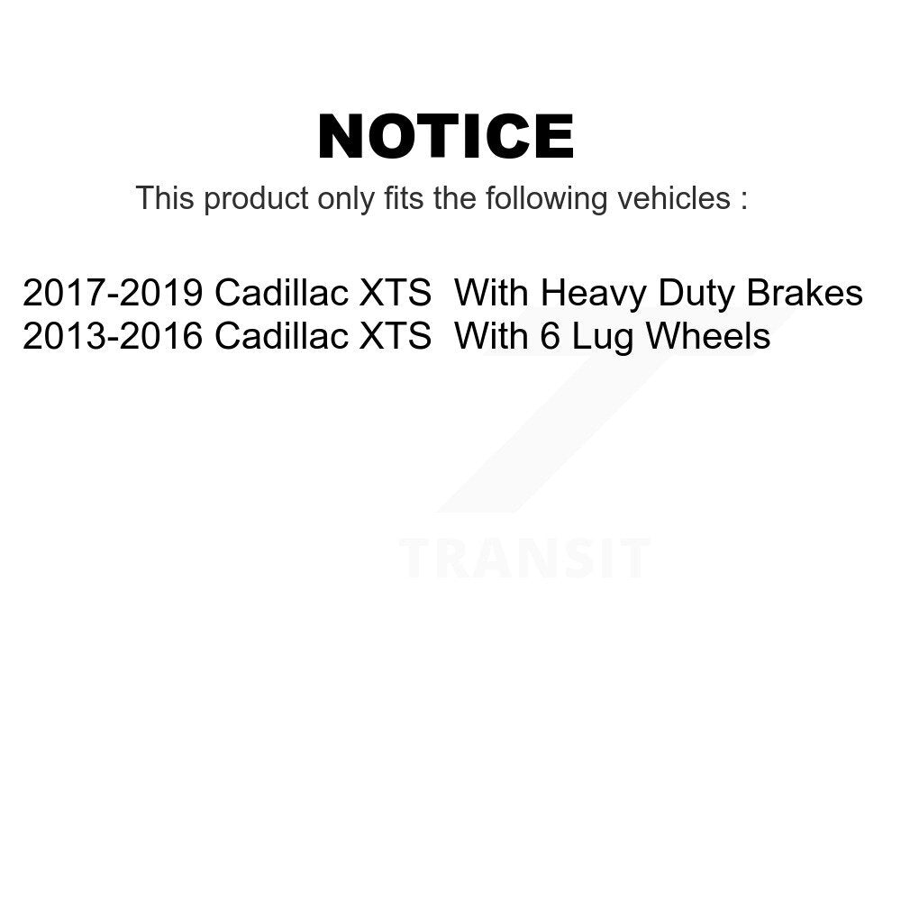 Front Rear Ceramic Brake Pads Kit For Cadillac XTS KCX-100217
