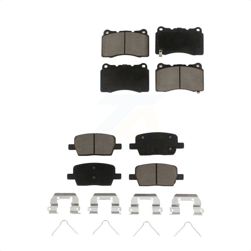 Front Rear Ceramic Brake Pads Kit For Chevrolet Camaro Cadillac CT6 KCX-100242