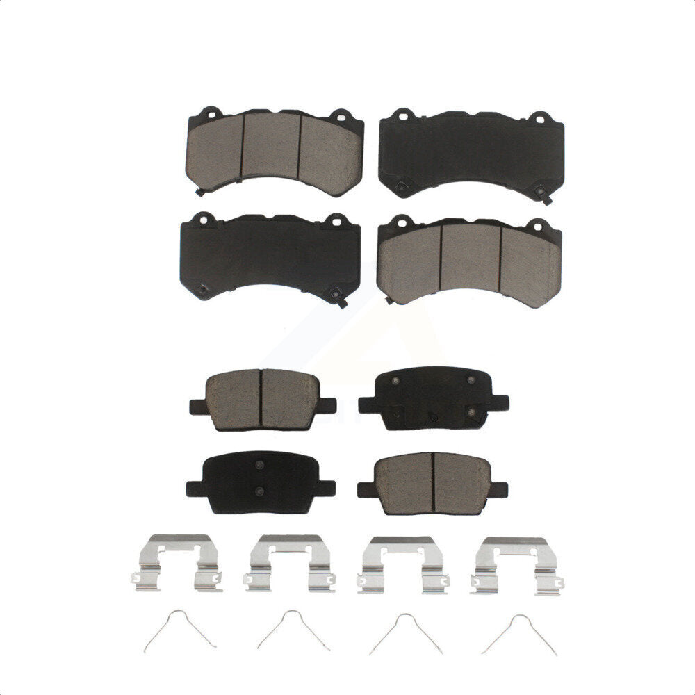 Front Rear Ceramic Brake Pads Kit For Chevrolet Camaro With 6 Piston Brembo Calipers KCX-100243
