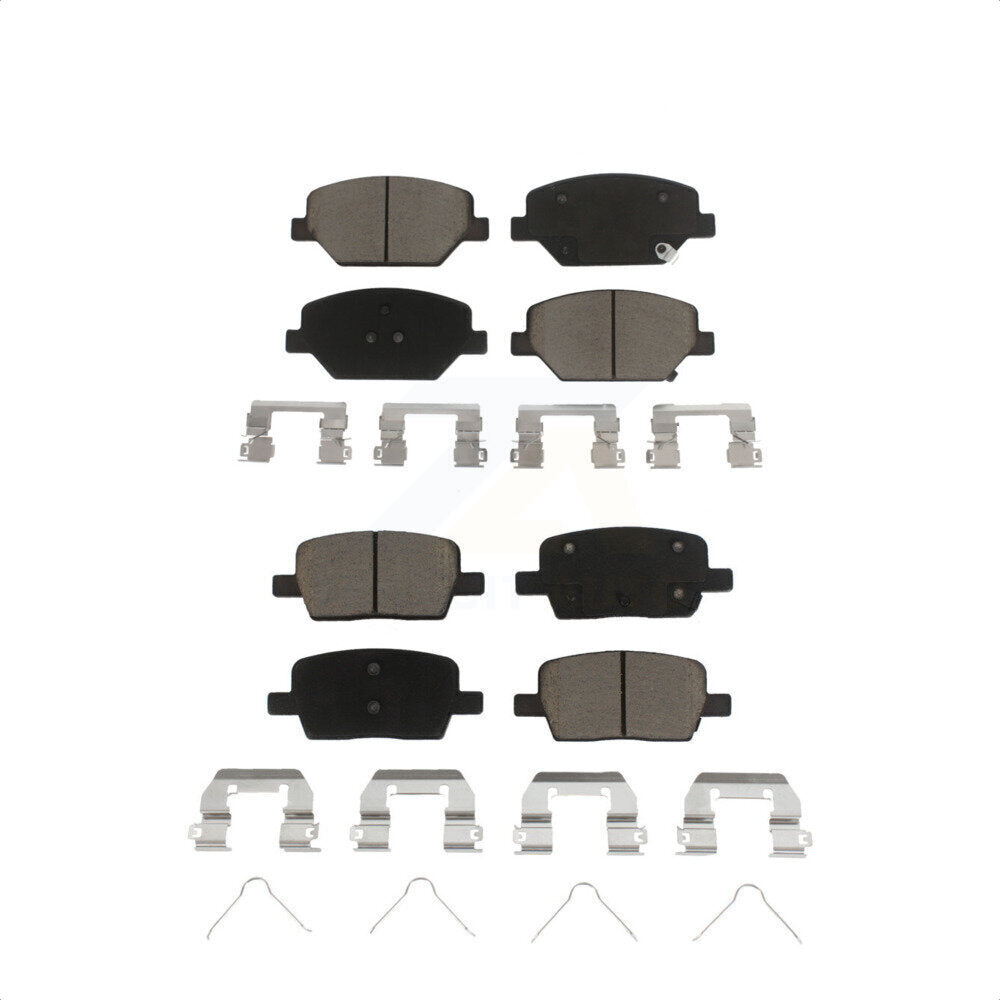 Front Rear Ceramic Brake Pads Kit For Chevrolet Camaro Without Brembo Calipers KCX-100241