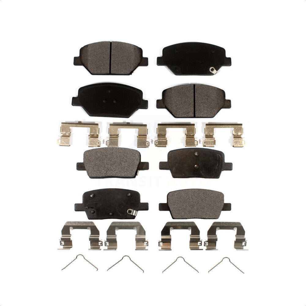 Front Rear Ceramic Brake Pads Kit For Chevrolet Camaro Without Brembo Calipers KTC-100540