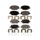 Front Rear Ceramic Brake Pads Kit For Chevrolet Camaro Without Brembo Calipers KTC-100540