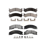 Front Rear Ceramic Brake Pads Kit For Chevrolet Express 3500 GMC Savana 4500 KTC-100387