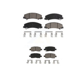 Front Rear Ceramic Brake Pads Kit For Chevrolet Impala Limited KCX-100398
