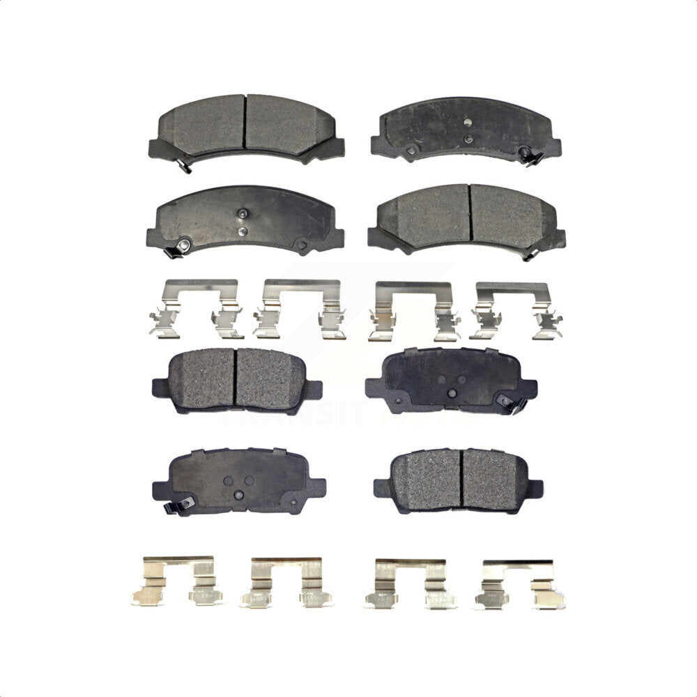 Front Rear Ceramic Brake Pads Kit For Chevrolet Impala Limited KTC-100084