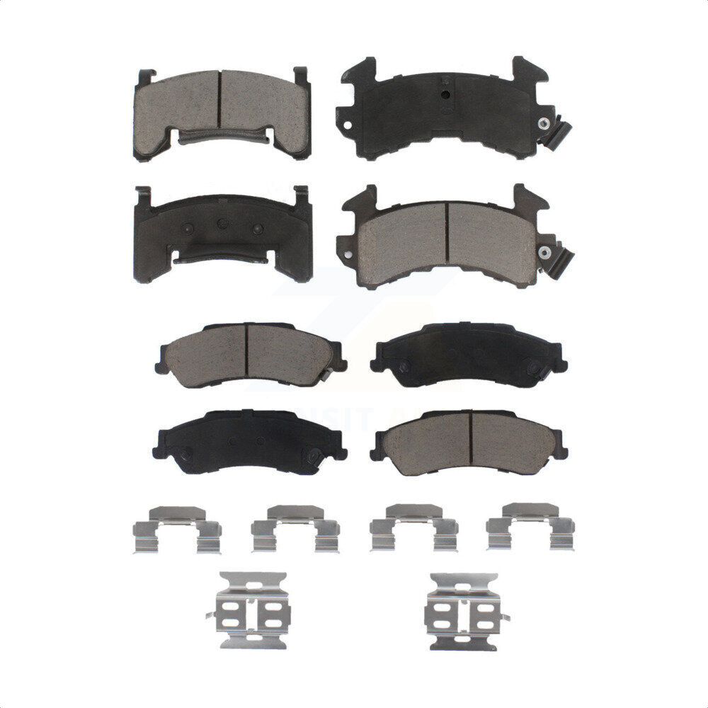 Front Rear Ceramic Brake Pads Kit For Chevrolet S10 GMC Sonoma Blazer Jimmy Isuzu Hombre KCX-100057