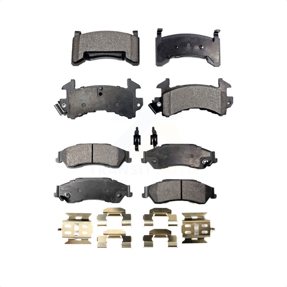 Front Rear Ceramic Brake Pads Kit For Chevrolet S10 GMC Sonoma Blazer Jimmy Isuzu Hombre KTC-100239