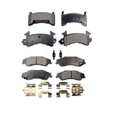 Front Rear Ceramic Brake Pads Kit For Chevrolet S10 GMC Sonoma Blazer Jimmy Isuzu Hombre KTC-100239