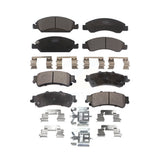 Front Rear Ceramic Brake Pads Kit For Chevrolet Silverado 1500 GMC Sierra Classic Drum rear brakes KTC-100160
