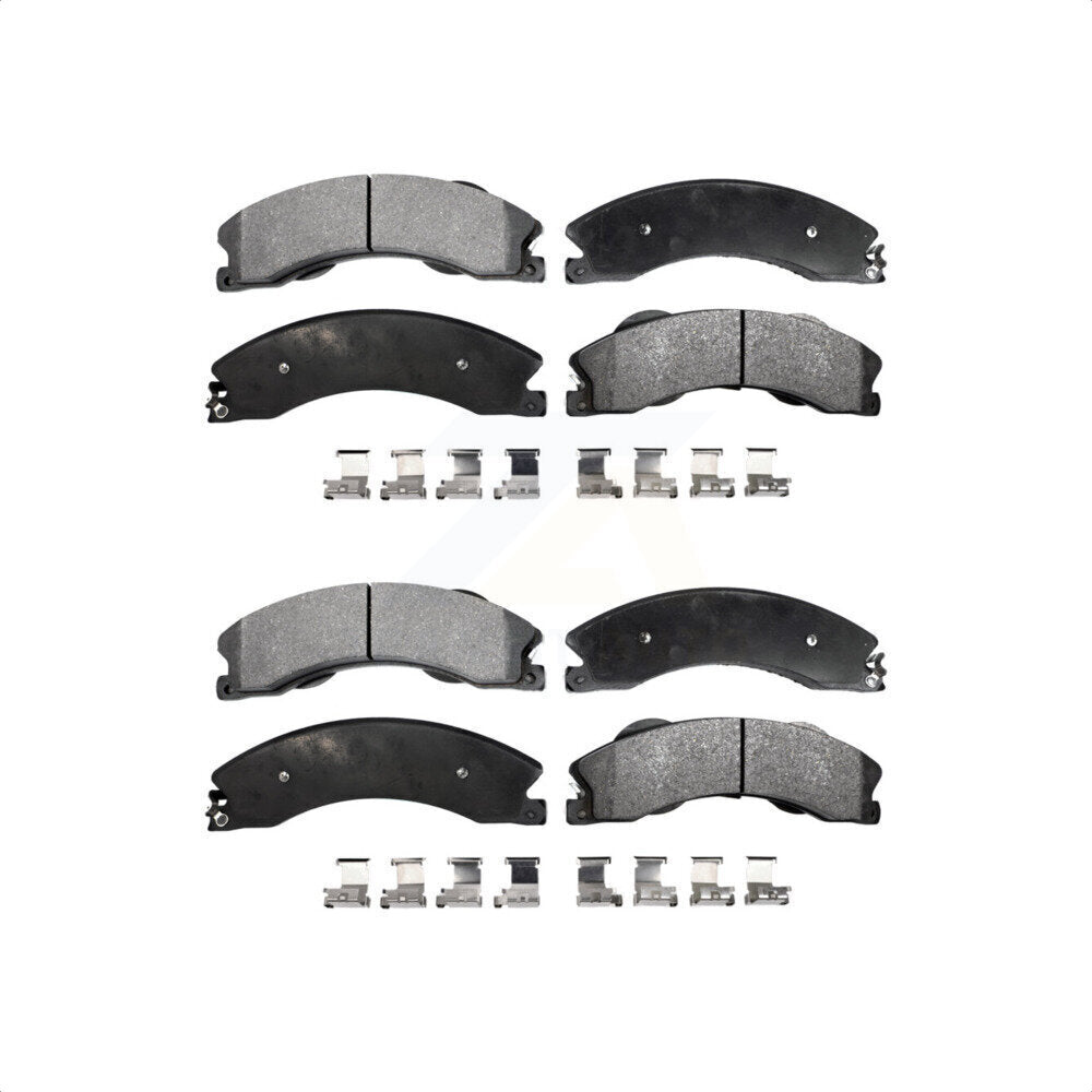 Front Rear Ceramic Brake Pads Kit For Chevrolet Silverado 2500 HD GMC Sierra 3500 Suburban KTC-100624