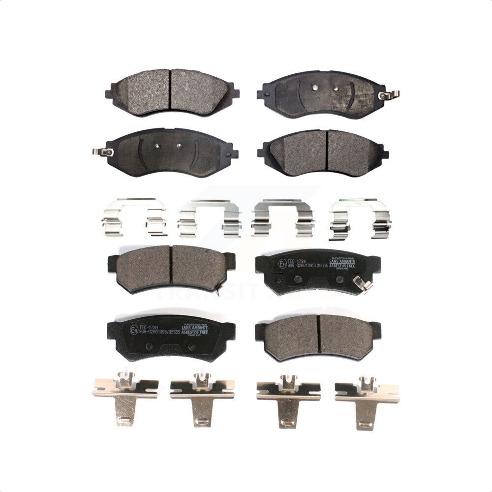 Front Rear Ceramic Brake Pads Kit For Chevrolet Spark EV KTC-100574