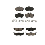 Front Rear Ceramic Brake Pads Kit For Chrysler PT Cruiser Dodge Neon KCX-100025