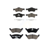 Front Rear Ceramic Brake Pads Kit For Dodge Grand Caravan Chrysler Town & Country Voyager KCX-100182