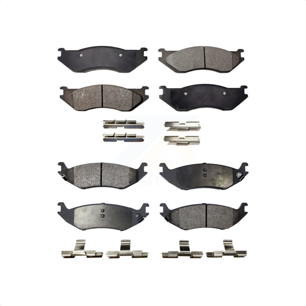 Front Rear Ceramic Brake Pads Kit For Dodge Ram 1500 KTC-100502