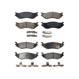 Front Rear Ceramic Brake Pads Kit For Dodge Ram 1500 KTC-100502