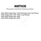 Front Rear Ceramic Brake Pads Kit For Dodge Ram 2500 1500 3500 KCX-100042