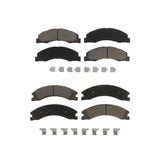 Front Rear Ceramic Brake Pads Kit For Ford E-450 Super Duty KCX-100005