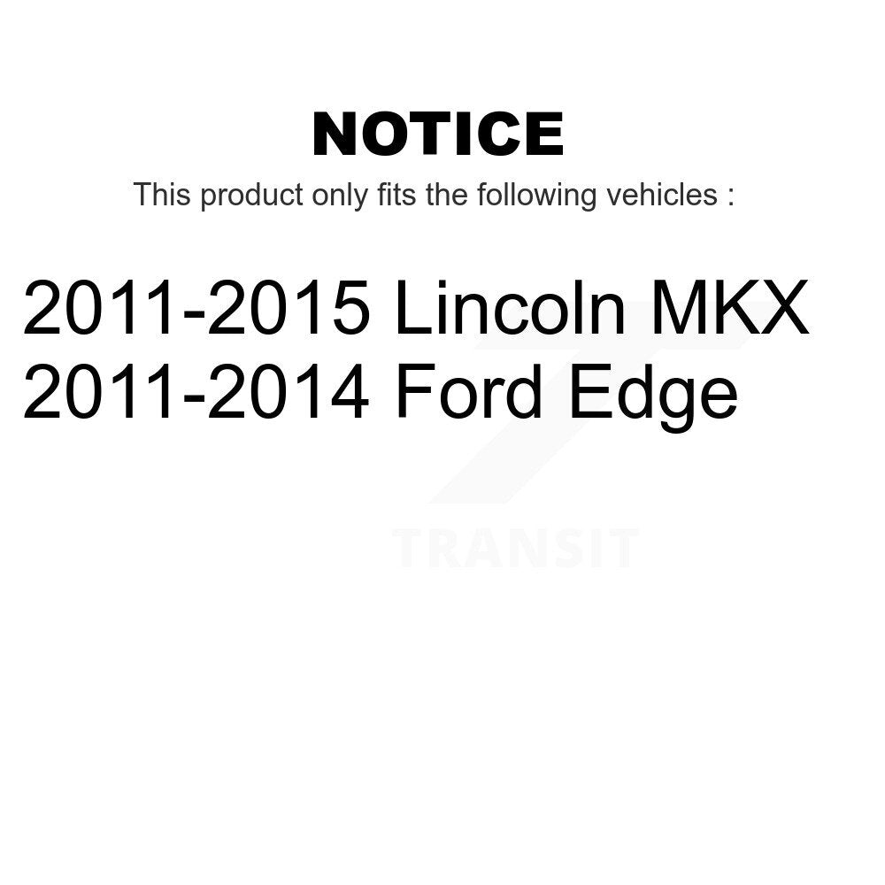 Front Rear Ceramic Brake Pads Kit For Ford Edge Lincoln MKX KCX-100192
