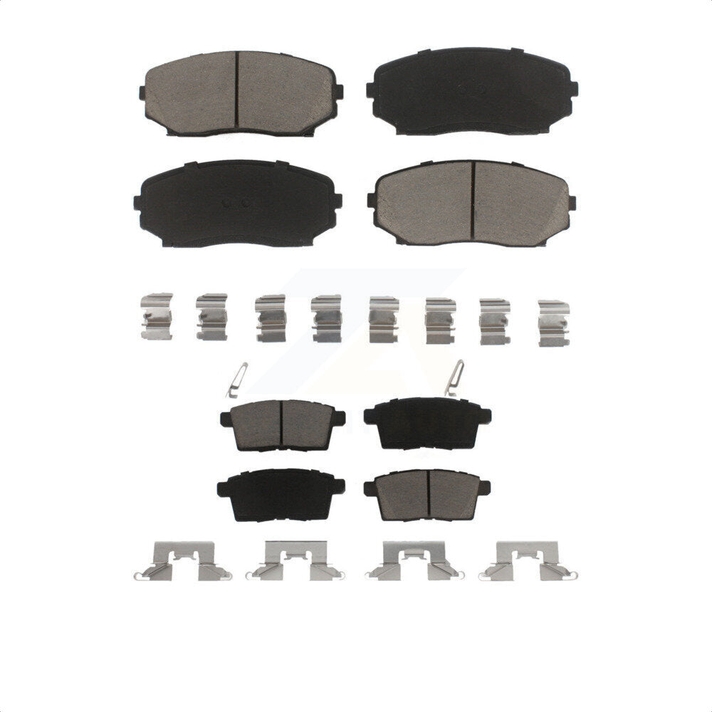 Front Rear Ceramic Brake Pads Kit For Ford Edge Mazda CX-9 CX-7 Lincoln MKX KCX-100191
