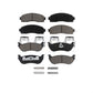 Front Rear Ceramic Brake Pads Kit For Ford Explorer Mercury Mountaineer KCX-100378