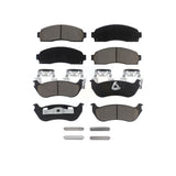 Front Rear Ceramic Brake Pads Kit For Ford Explorer Mercury Mountaineer KCX-100378