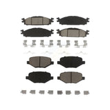 Front Rear Ceramic Brake Pads Kit For Ford Explorer Taurus Flex Lincoln MKT MKS KCX-100003