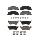 Front Rear Ceramic Brake Pads Kit For Ford F-150 Expedition Lincoln Navigator KCX-100458