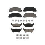 Front Rear Ceramic Brake Pads Kit For Ford F-150 KCX-100460